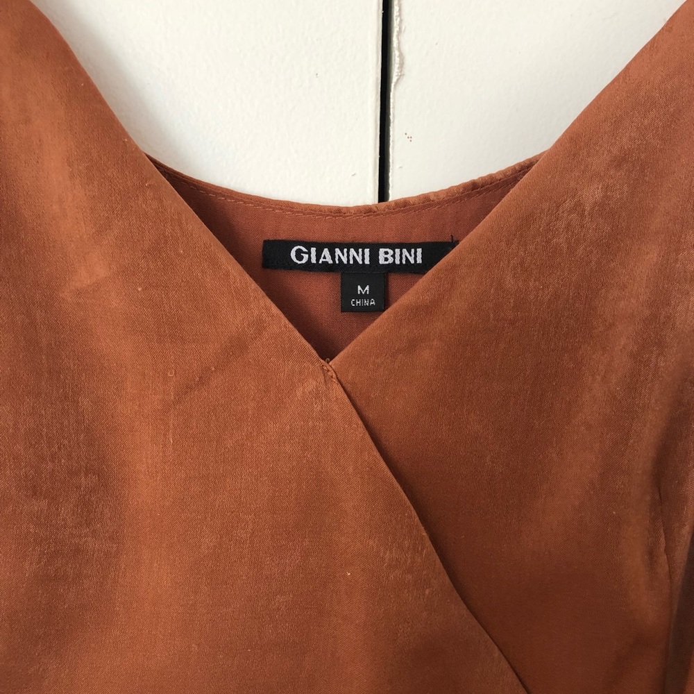 Gianni Bini wrap hi-low dress